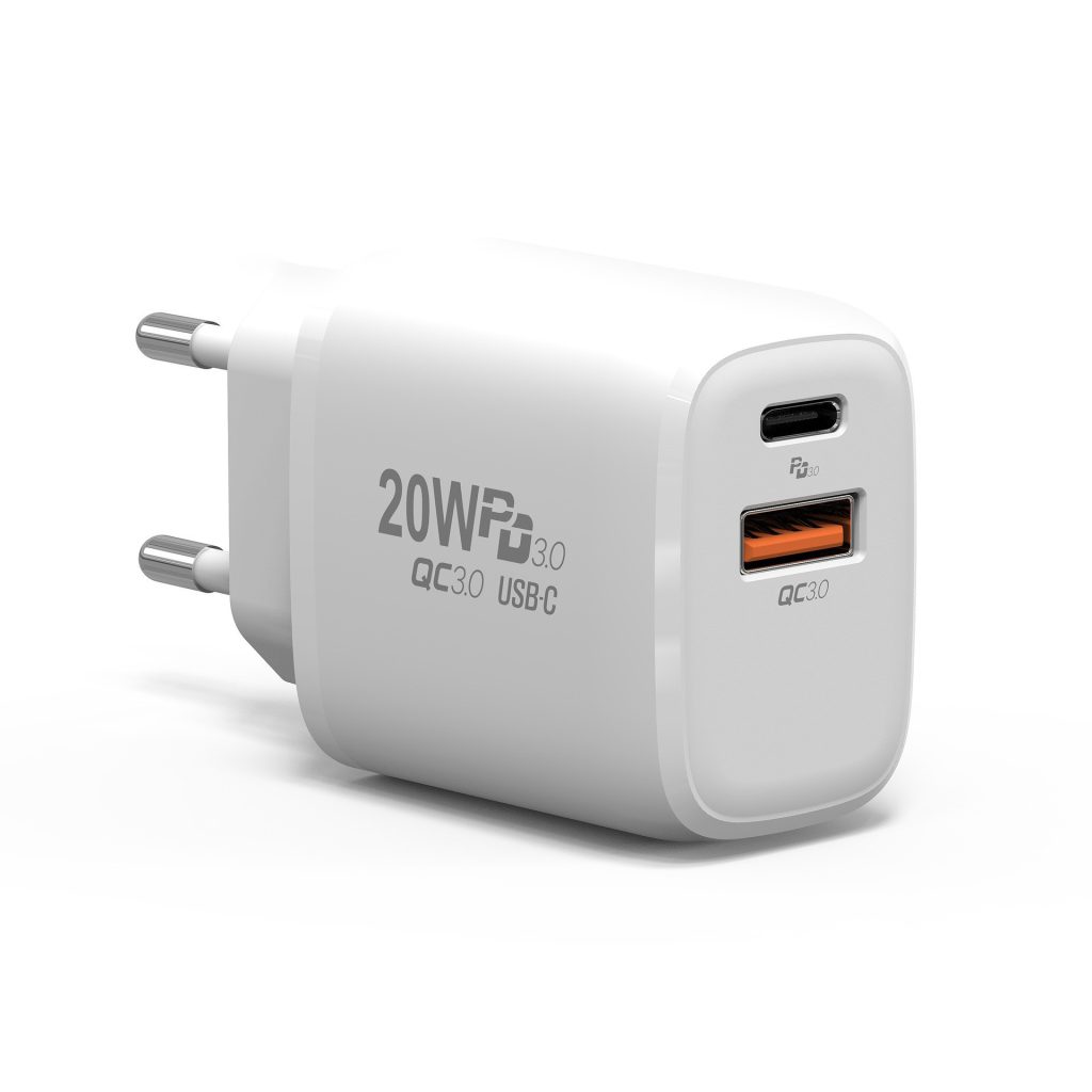 Carregador rápido de 20W USB C PD Wall