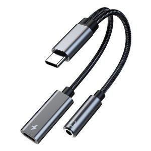 USB C to 3.5mm Charger Adapter