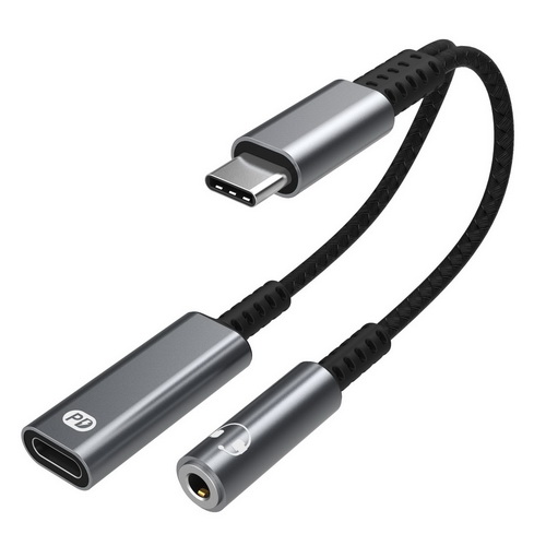 USB C - 3,5-мм наушники