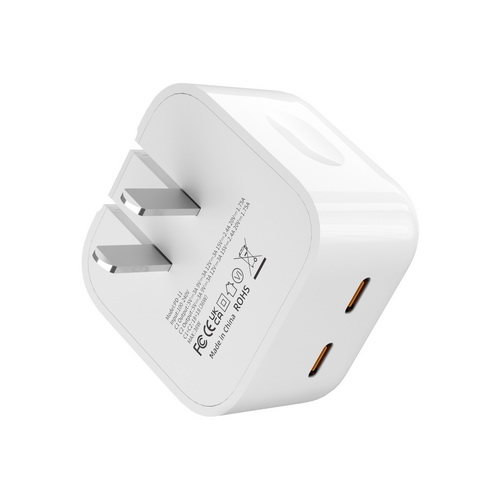 Carregador rápido USB C duplo de 35W