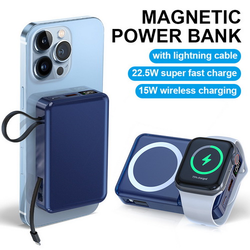 3IN1 10000mAh Magnetic Wireless Power Bank