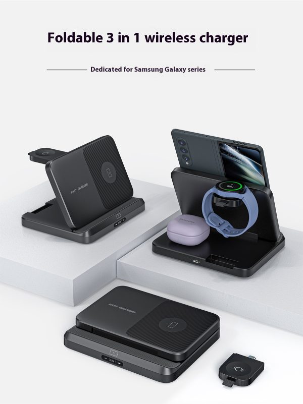 Samsung Wireless Charger 3 in 1 Samsung Charging Station Galaxy Watch Charger