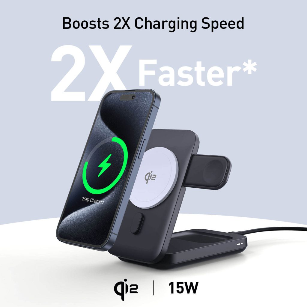 15W Qi2 Wireless Charger Station 15W Qi2 Wireless Charger Station