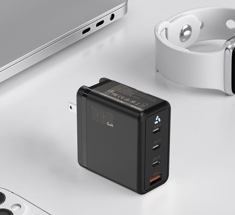 100W Foldable GaN  Charger
