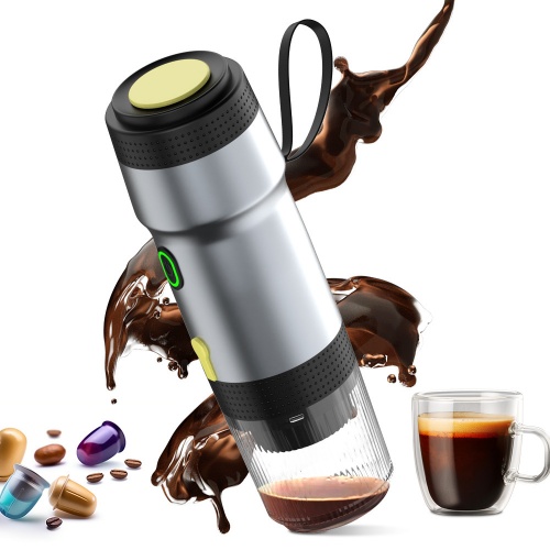 Multifunctional Capsule Coffee Machine (15) Multifunctional Capsule Coffee Machine for Car Home Camping American Italian Style 3 in1 Portable Car-mounted Espresso Machine